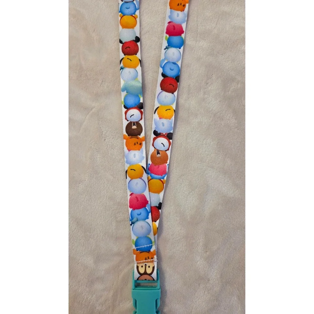 Disney Tsum Tsum Character Lanyard Breakaway Keychain‎